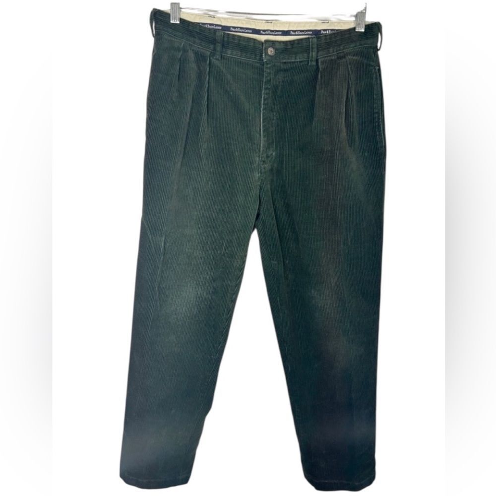 Vintage Polo Ralph Lauren
Cords Pants Mens 34 Green
Corduroy Classic Fit